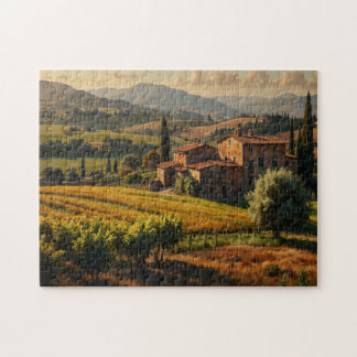 Puzzle Viñedo en Italia