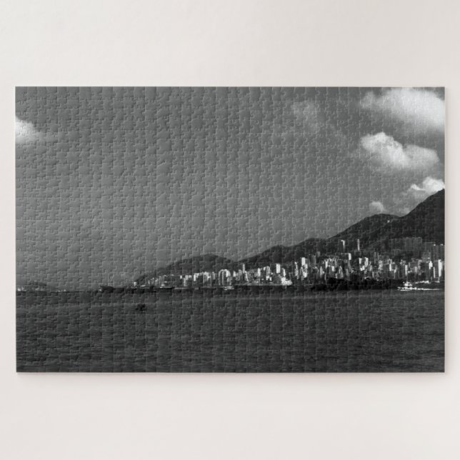 Puzzle Viñeta China Hong Kong Ver ciudad (Horizontal)