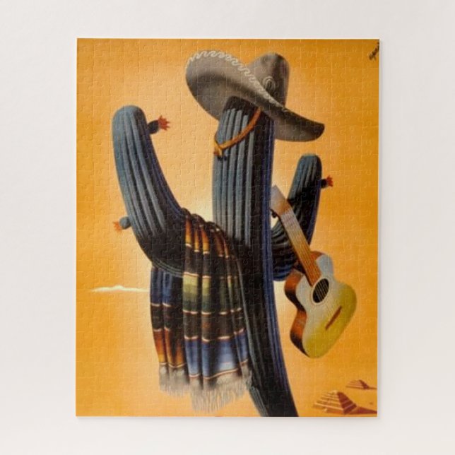 Puzzle Viñeta México - Anuncio de Turismo Mexicano (Vertical)