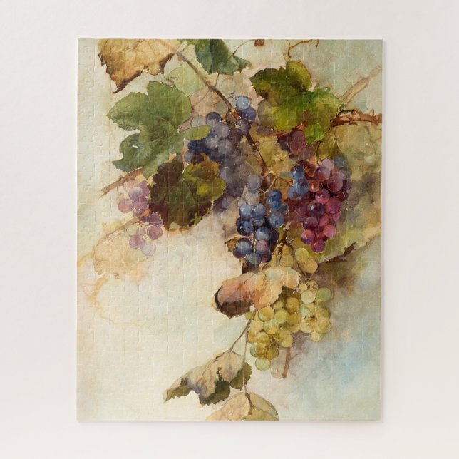 Puzzle Vino de uvas de Franz Bischoff (Vertical)