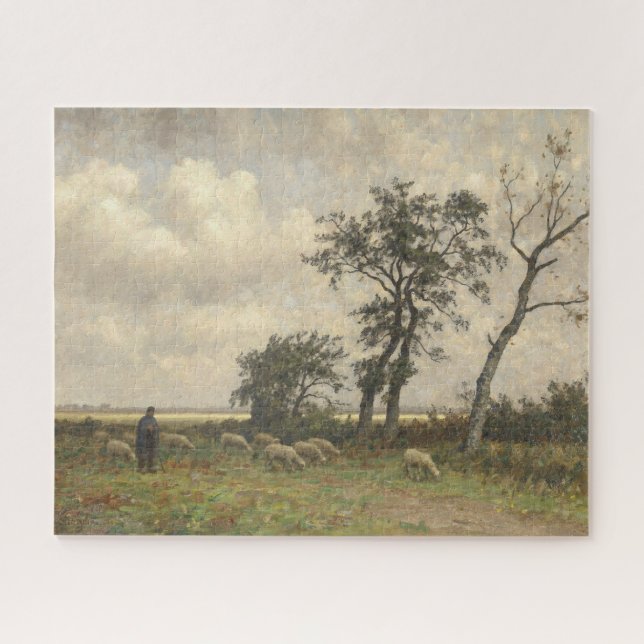 Puzzle Vino paisajístico y arte fino pastor (Horizontal)
