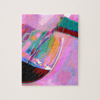 Puzzle Vino rojo tarde celebra