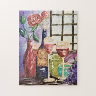 Puzzle Vino y Rosas