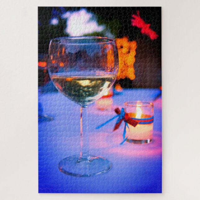 Puzzle Vino y Vela (Vertical)