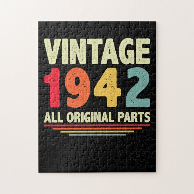 Puzzle Vintage 1942 (Vertical)