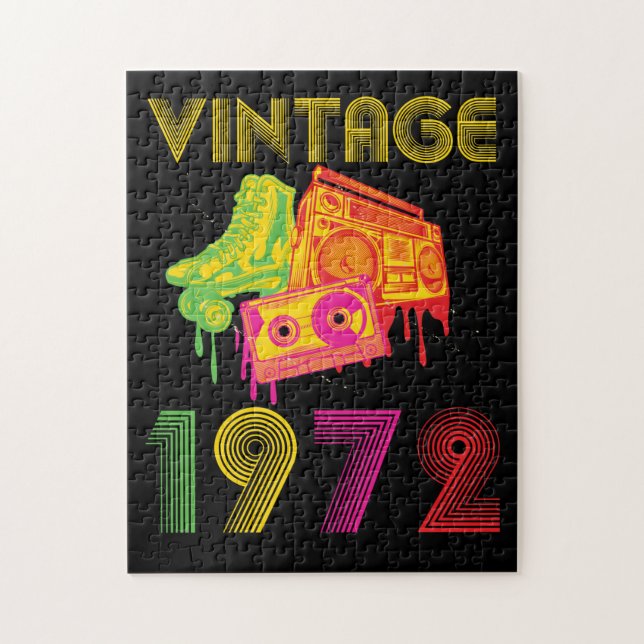 Puzzle Vintage 1972 (Vertical)