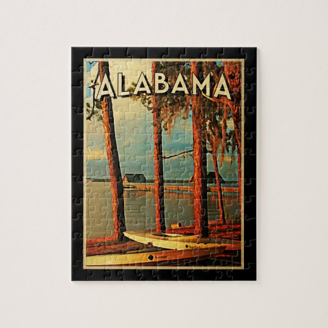Puzzle Vintage Alabama (Vertical)