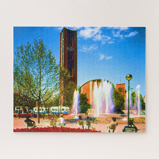 Puzzle Vintage Alemania Munich sendlinger platz Matthäus (Horizontal)