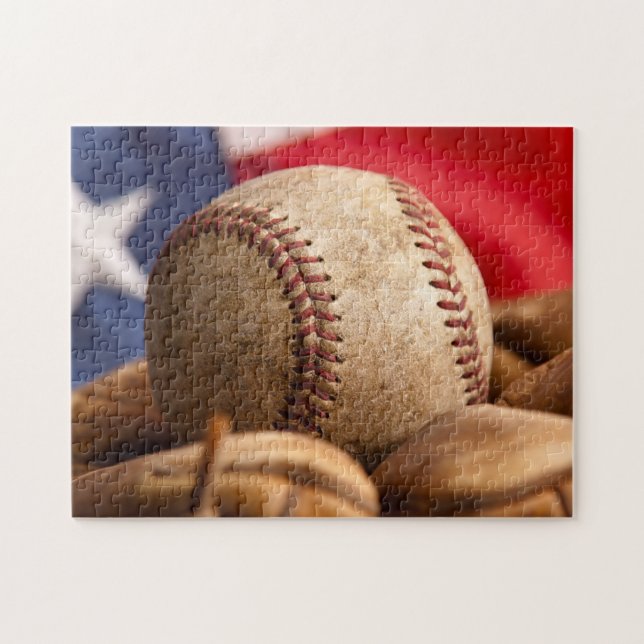 Puzzle Vintage American Baseball (Horizontal)