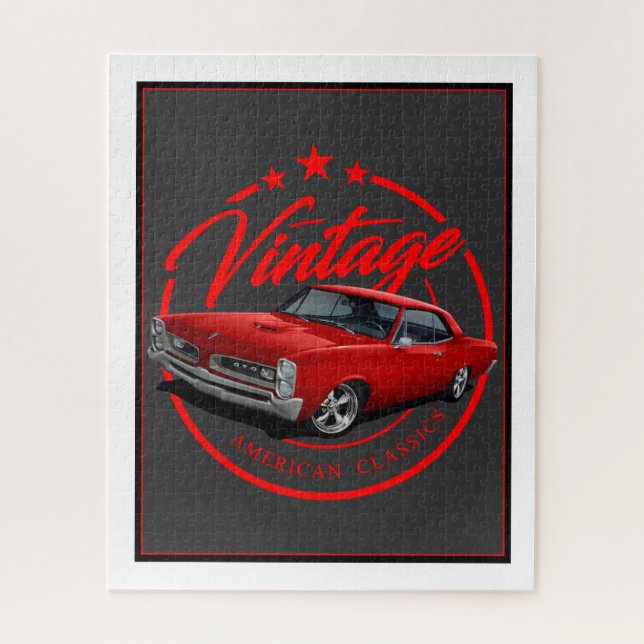Puzzle Vintage American Classic GTO (Vertical)