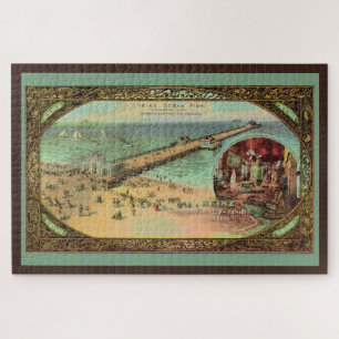 Puzzle Vintage Atlantic City Pizzle Large