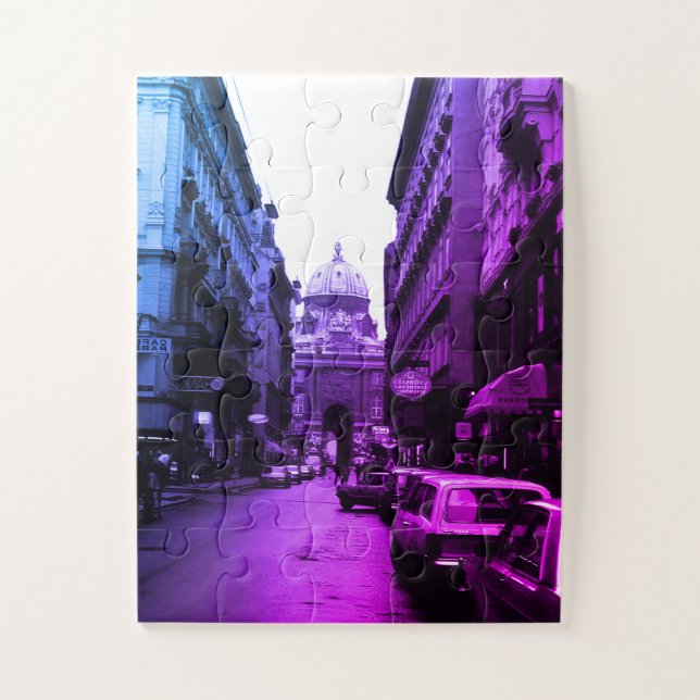 Puzzle Vintage Austria Vienna Imperial Palace (Vertical)