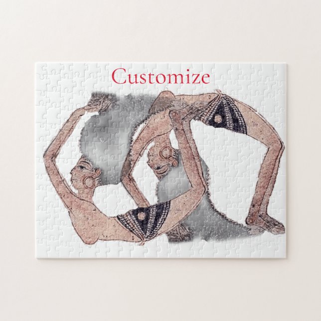 Puzzle Vintage Backbend Yoga Pose Thunder_Cove (Horizontal)