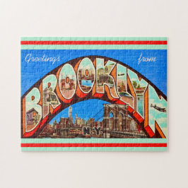 Puzzle Vintage Brooklyn NY 11x14 