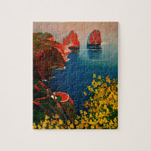 Puzzle Vintage Capri L'Isola del Sole Italia