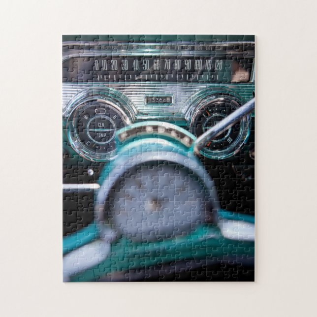 Puzzle Vintage Car Dash (Vertical)