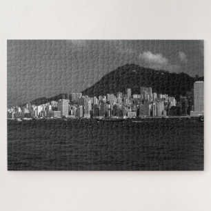 Puzzle Vintage China Rascacielos de la bahía de Hong Kong
