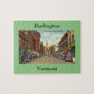 Puzzle Vintage Church Street, Burlington, Vermont