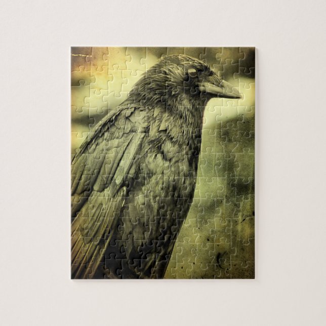 Puzzle Vintage Crow (Vertical)
