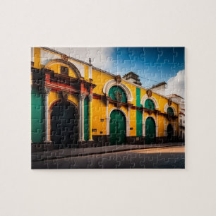 Puzzle Vintage del casco antiguo de Sudamérica