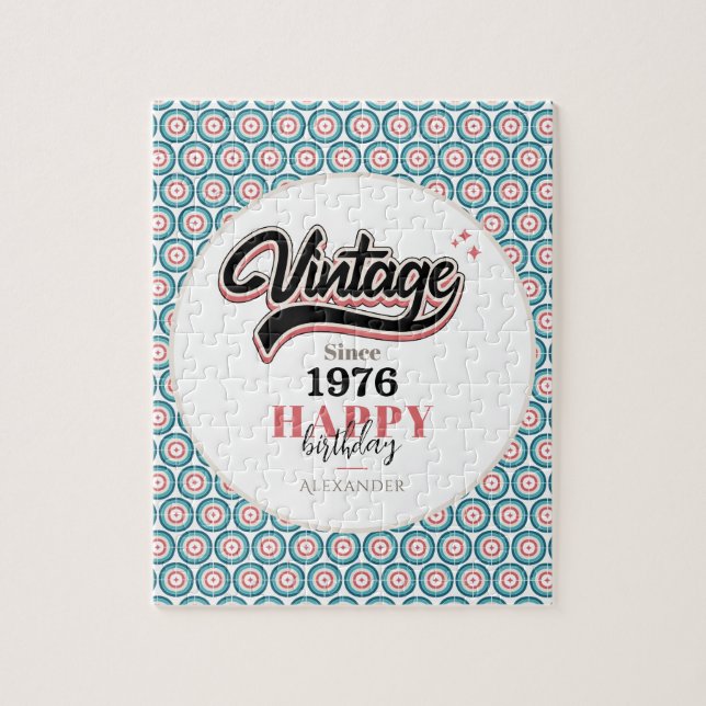 Puzzle Vintage desde 1976 (Vertical)
