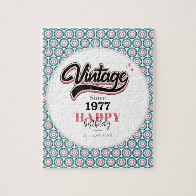 Puzzle Vintage desde 1977 (Vertical)