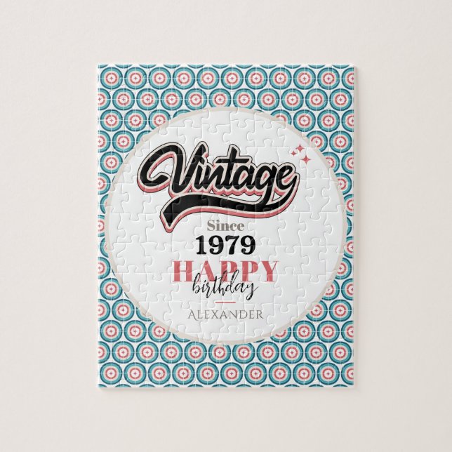 Puzzle Vintage desde 1979 (Vertical)