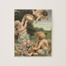 Puzzle Vintage Elegant Art Cherubs
