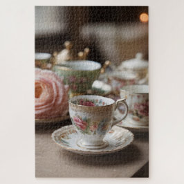 Puzzle Vintage Elegant Teacup
