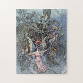 Puzzle Vintage Fairy Underground por Warwick Goble