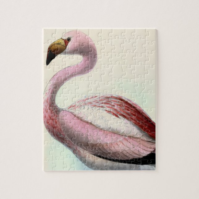 Puzzle Vintage Flamingo (Vertical)