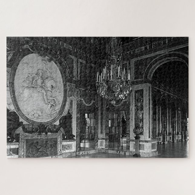 Puzzle Vintage France Versailles palacio de guerra (Horizontal)