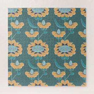 Puzzle Vintage geométrico: Motif náutico textil