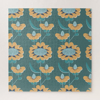 Puzzle Vintage geométrico: Motif náutico textil