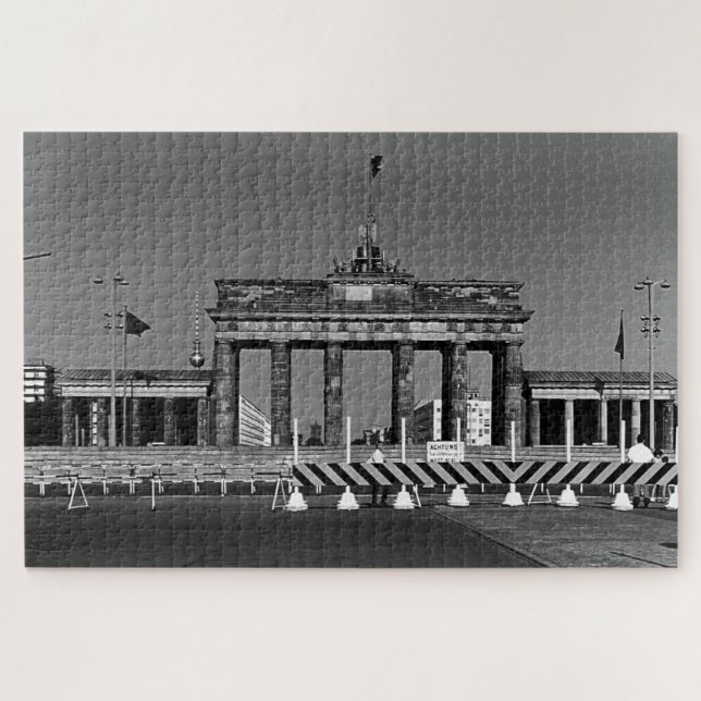 Puzzle Vintage Germany Berlín Brandenburg Gate (Horizontal)