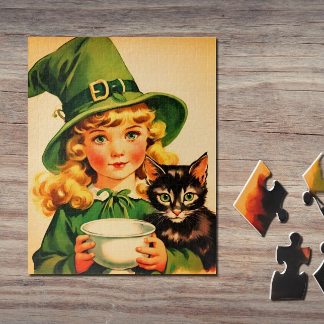 Puzzle vintage Halloween cutie no7 (Subido por el creador)