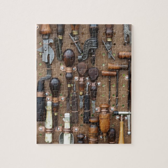 Puzzle Vintage Herramientas de cocina artesanales de made (Vertical)