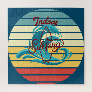 Puzzle Vintage Indoor Surfing