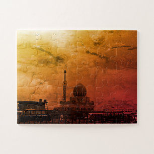 Puzzle Vintage Iraq Bagdad Mezquita Buniya