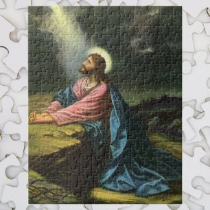 Puzzle Vintage Jesucristo Rezando, Jardín del Getsemaní