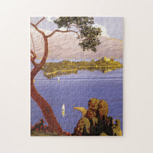 Puzzle Vintage Lake Garda, Italia