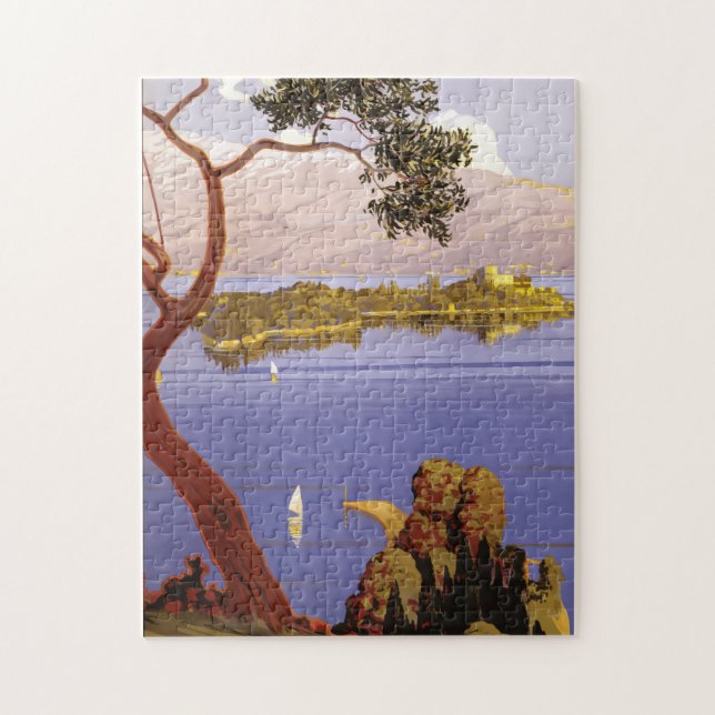 Puzzle Vintage Lake Garda, Italia (Vertical)