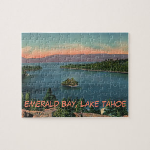 Puzzle Vintage Lake Tahoe Emerald Bay