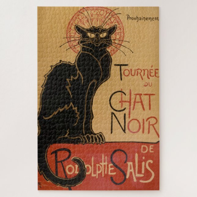 Puzzle Vintage Le chat Noir - Steinlen (Vertical)