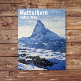 Puzzle Vintage Matterhorn, Suiza