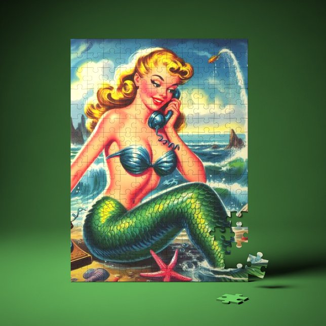 Puzzle Vintage Mermaid Pin Up (Subido por el creador)
