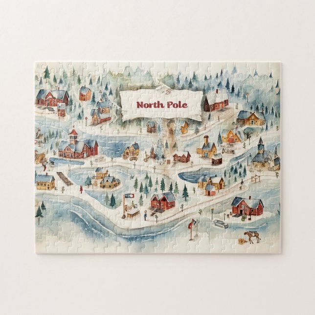 Puzzle Vintage Merry Christmas (Horizontal)