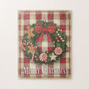 Puzzle Vintage Merry Christmas