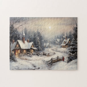 Puzzle Vintage Merry Christmas