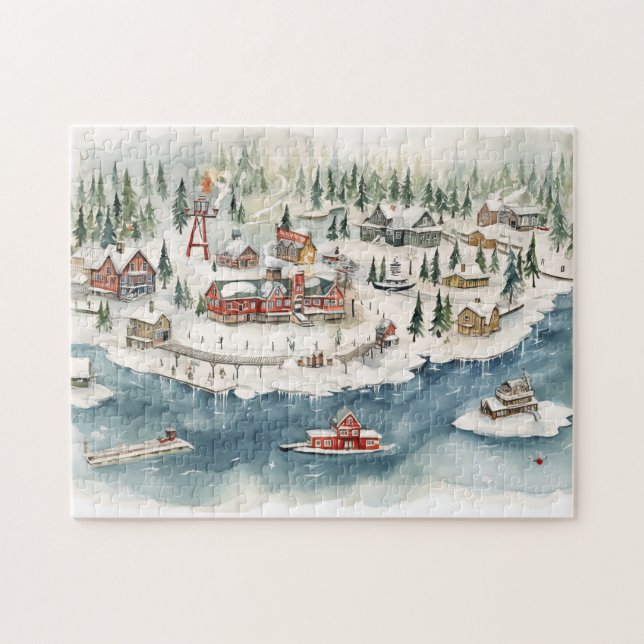 Puzzle Vintage Merry Christmas (Horizontal)